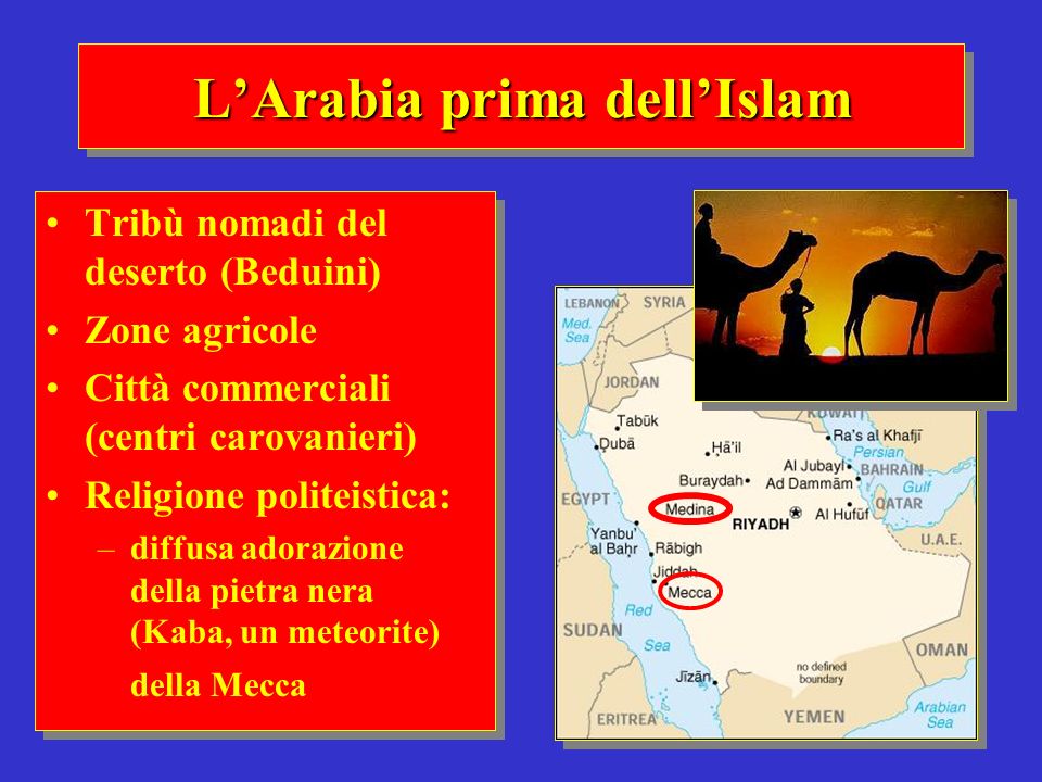 L’Arabia prima dell’Islam