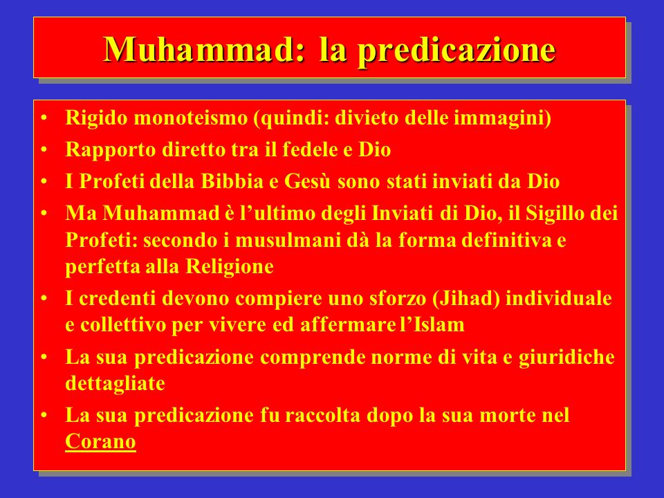 Muhammad: la predicazione