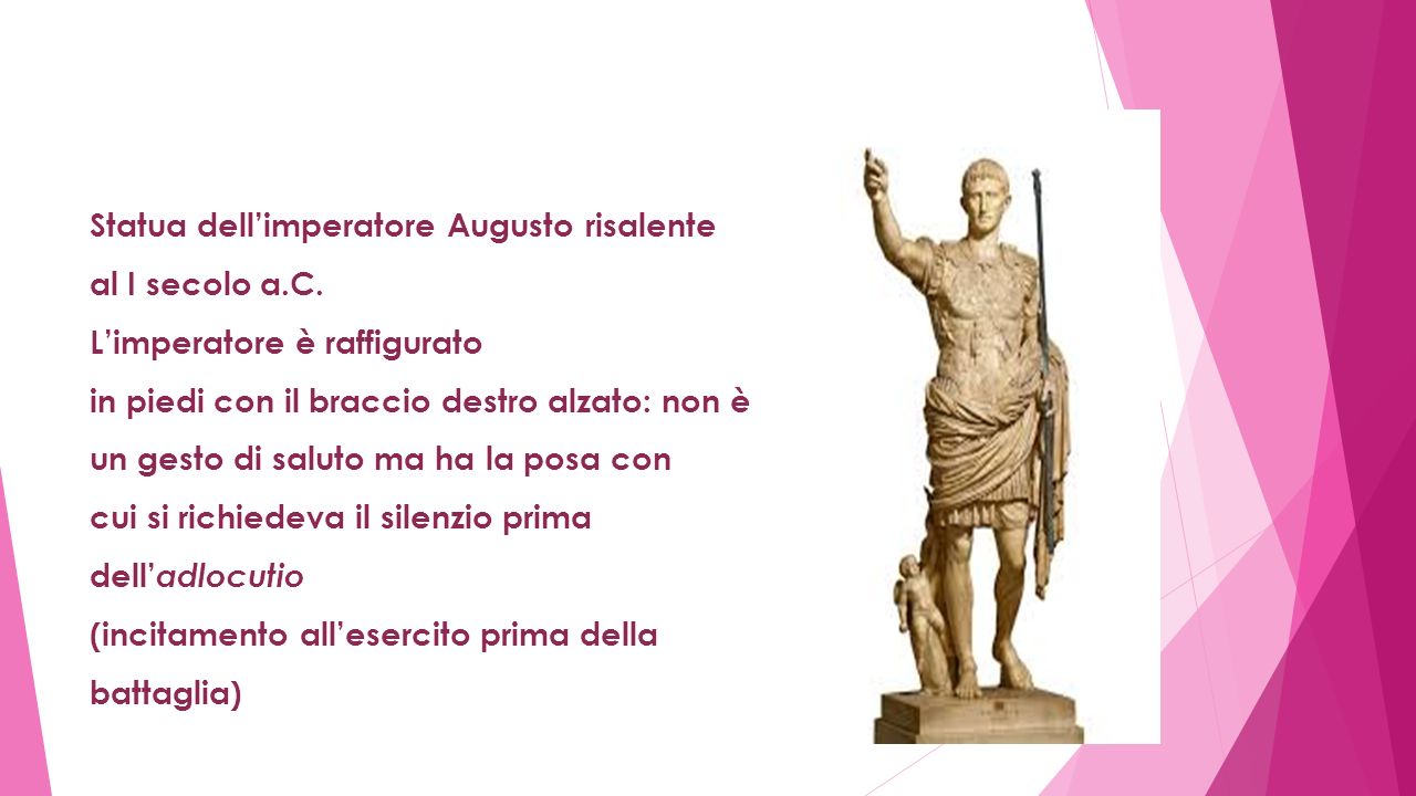 Statua dell’imperatore Augusto risalente al I secolo a. C