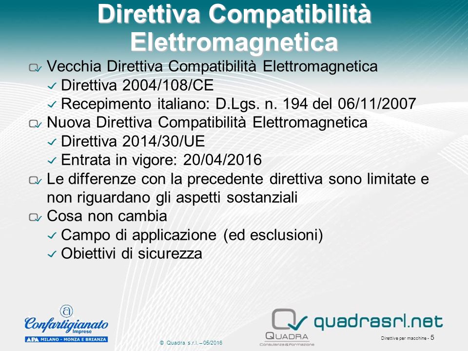Direttiva Compatibilità Elettromagnetica