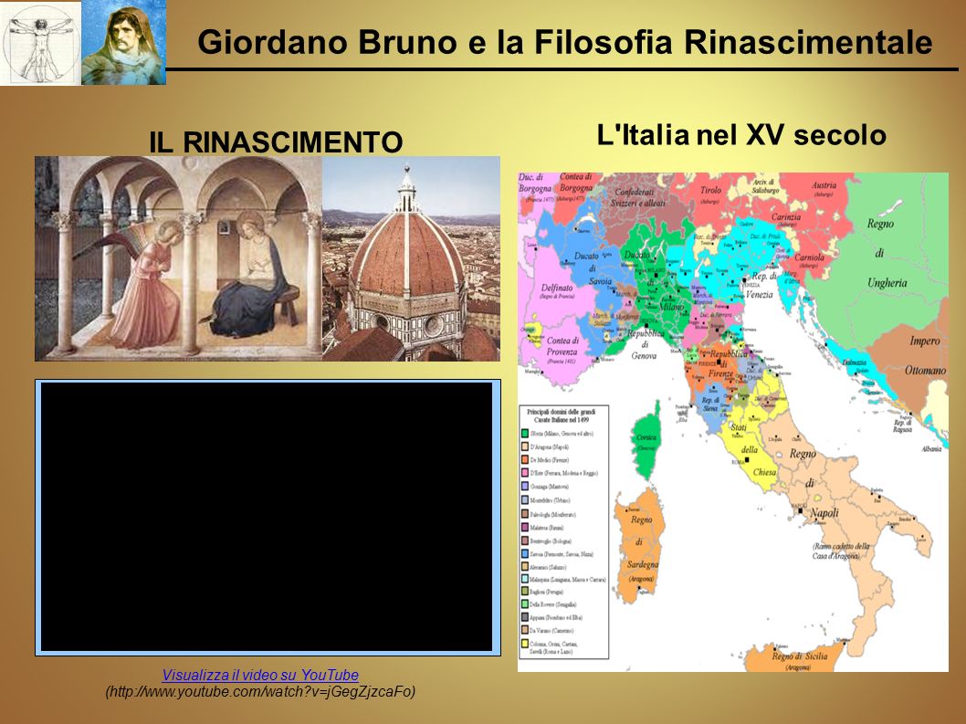 Giordano Bruno e la Filosofia Rinascimentale