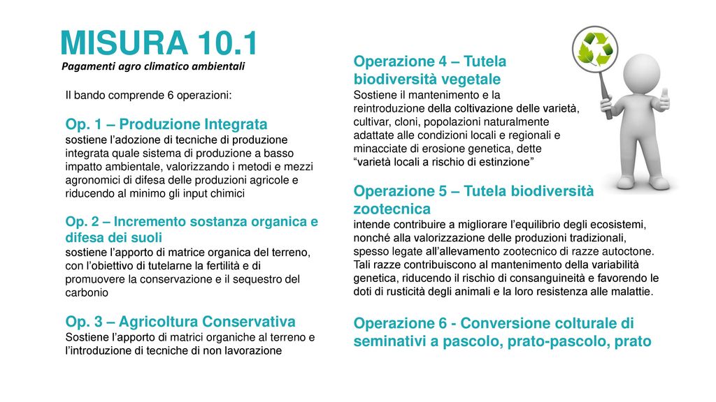 MISURA 10.1 Operazione 4 – Tutela biodiversità vegetale