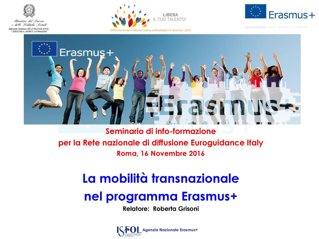 La mobilità transnazionale nel programma Erasmus+