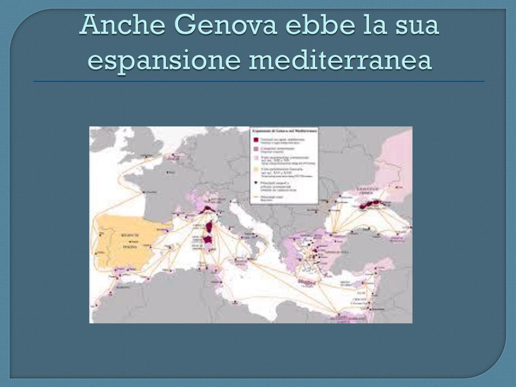 Anche Genova ebbe la sua espansione mediterranea