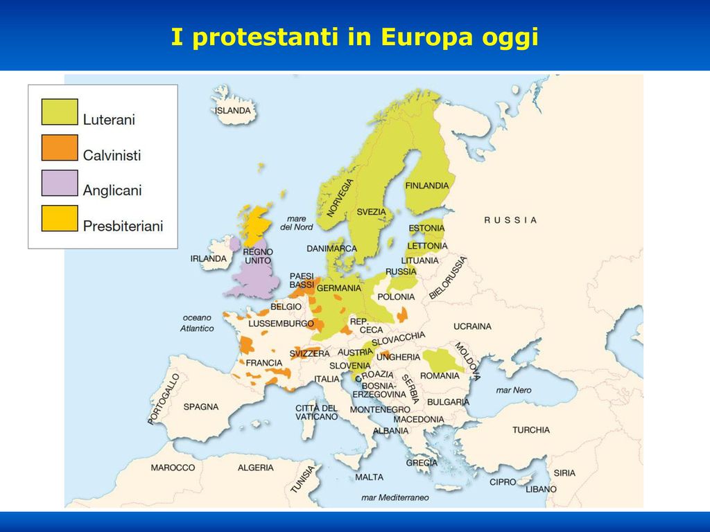 I protestanti in Europa oggi