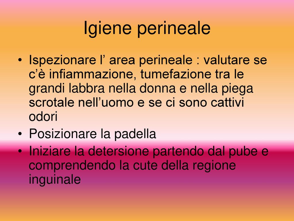 Igiene perineale