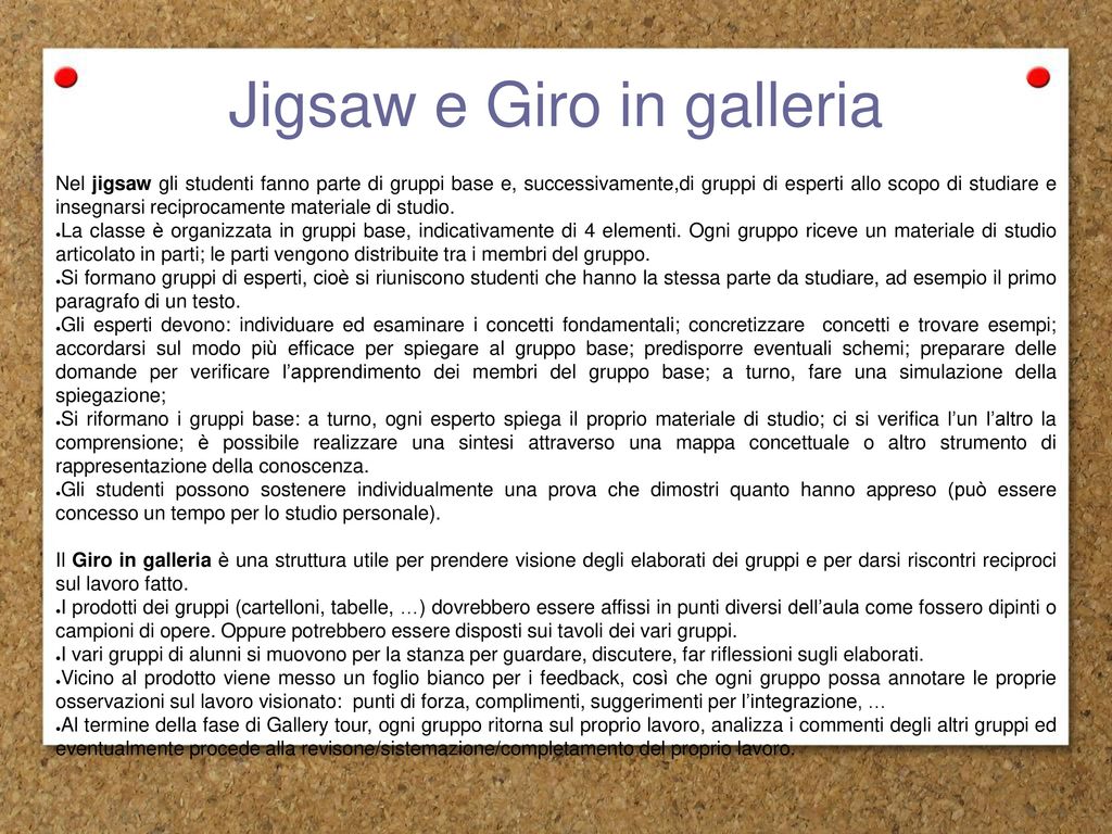 Jigsaw e Giro in galleria