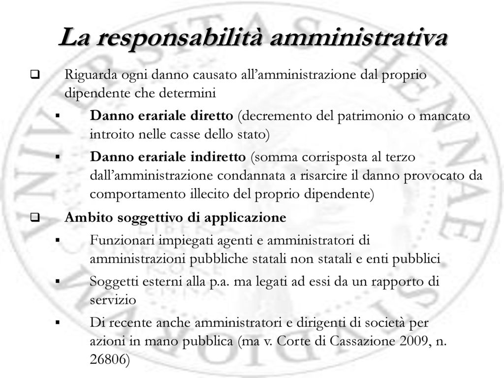 La Responsabilità L’organizzazione - Ppt Scaricare