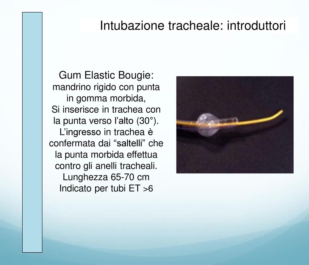 Intubazione tracheale: introduttori