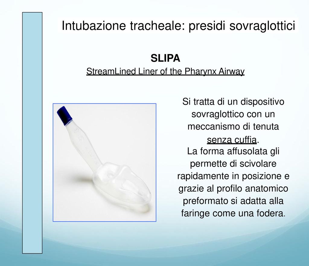 Intubazione tracheale: presidi sovraglottici