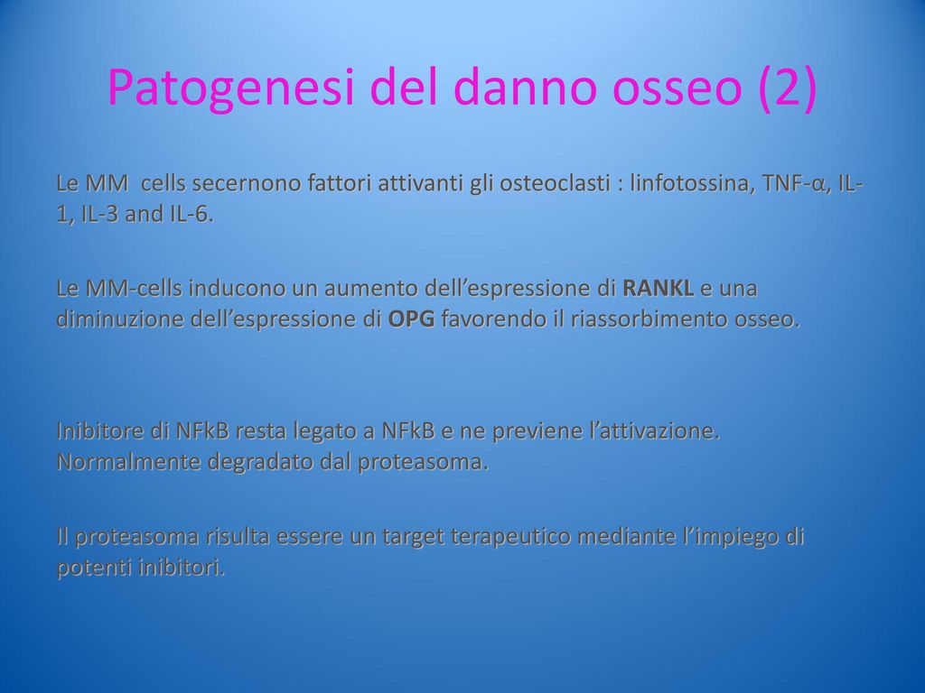 Patogenesi del danno osseo (2)
