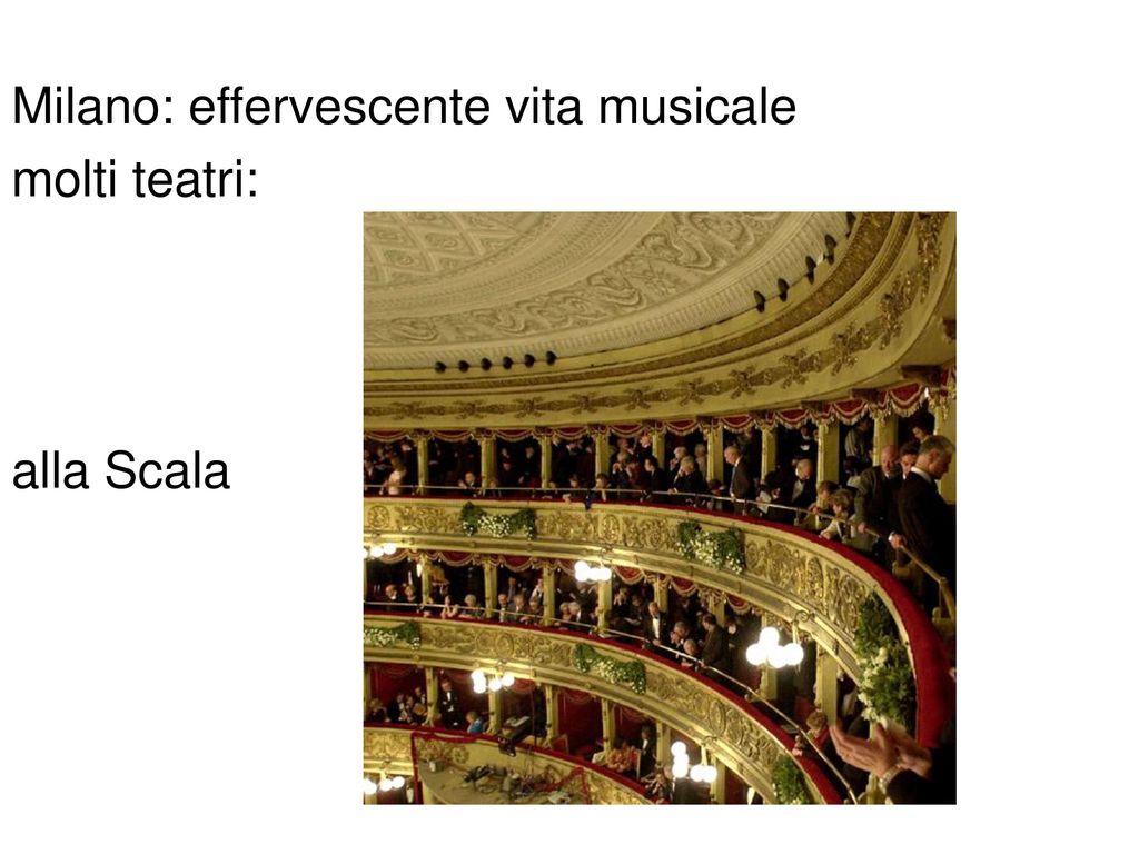 Milano: effervescente vita musicale