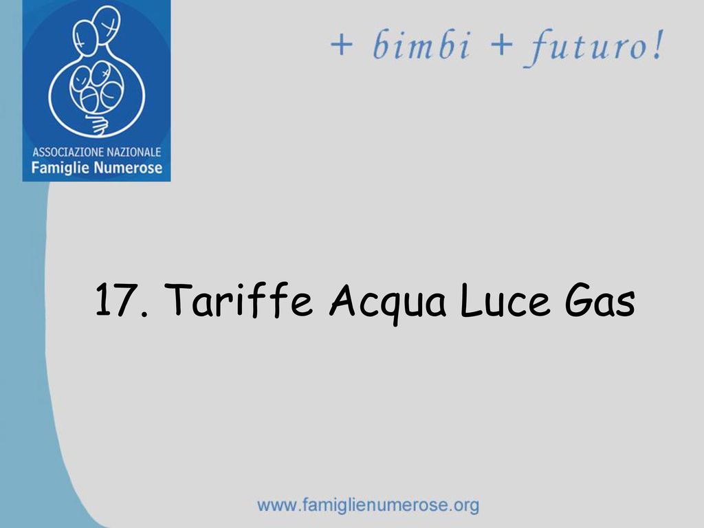 17. Tariffe Acqua Luce Gas 43 43