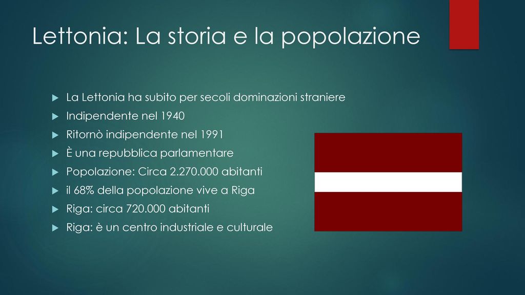 Lettonia: La storia e la popolazione