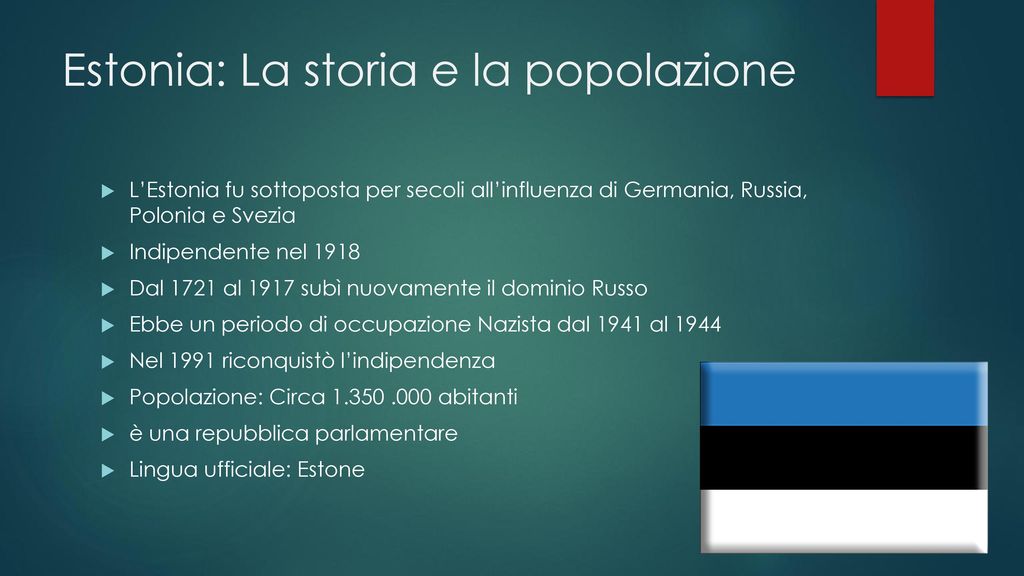 Estonia: La storia e la popolazione