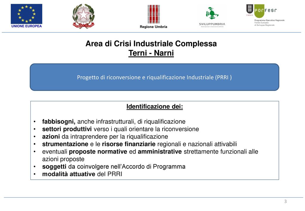 Area di Crisi Industriale Complessa Terni - Narni