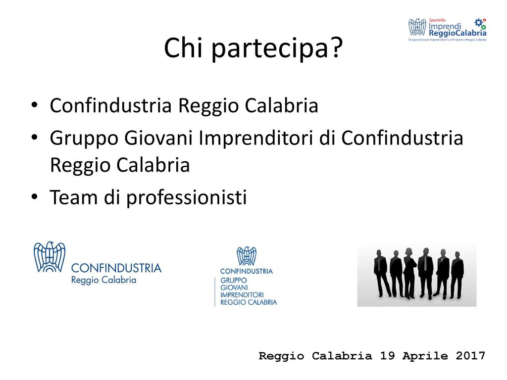 Chi partecipa Confindustria Reggio Calabria