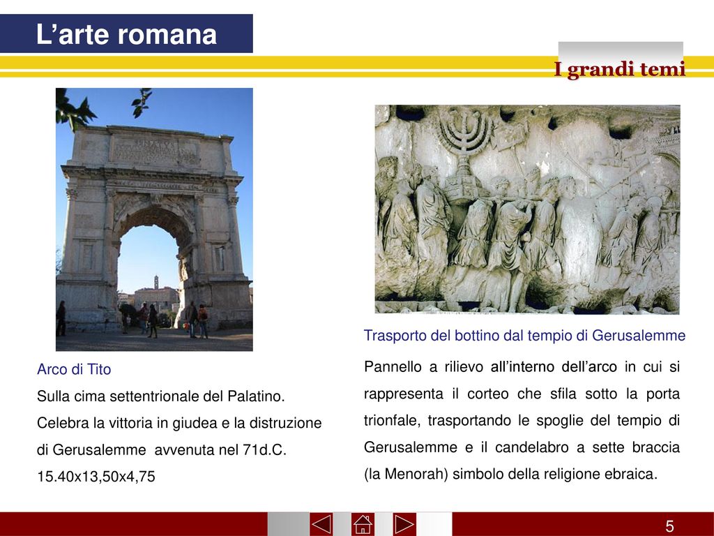 L’arte romana I grandi temi 5