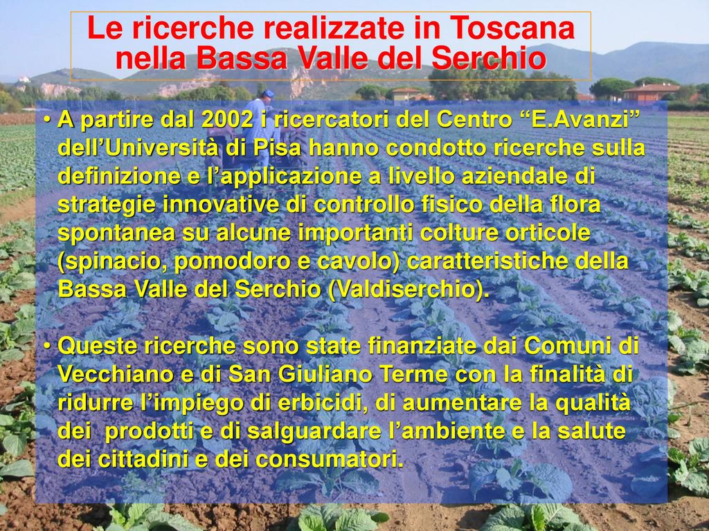 Le ricerche realizzate in Toscana nella Bassa Valle del Serchio