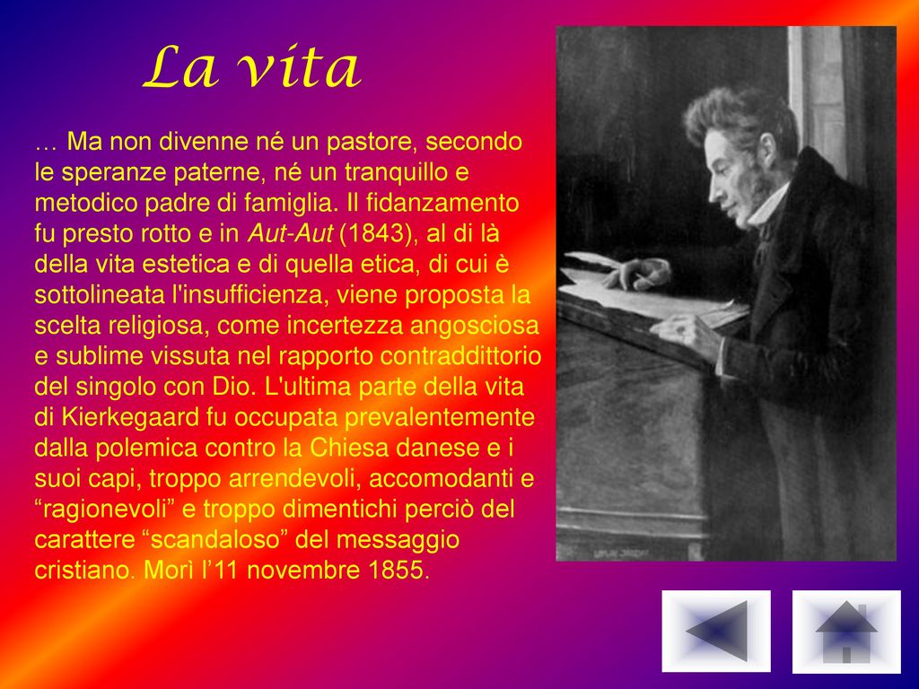 Soren Kierkegaard, aut aut - ppt scaricare