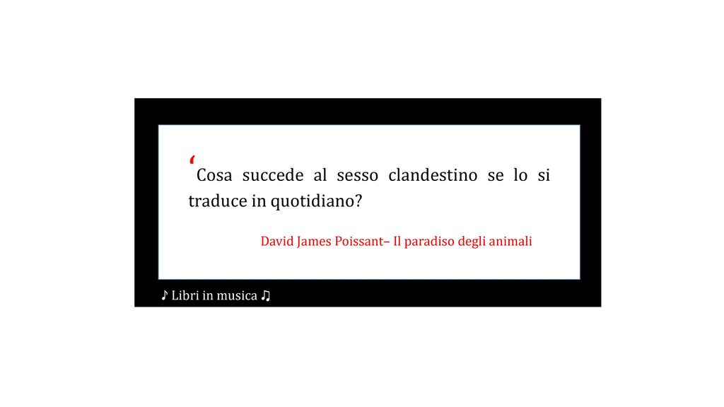 David James Poissant– Il paradiso degli animali
