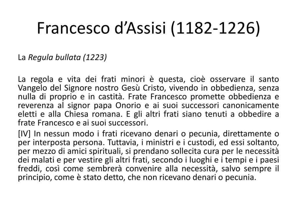 Francesco d’Assisi ( )