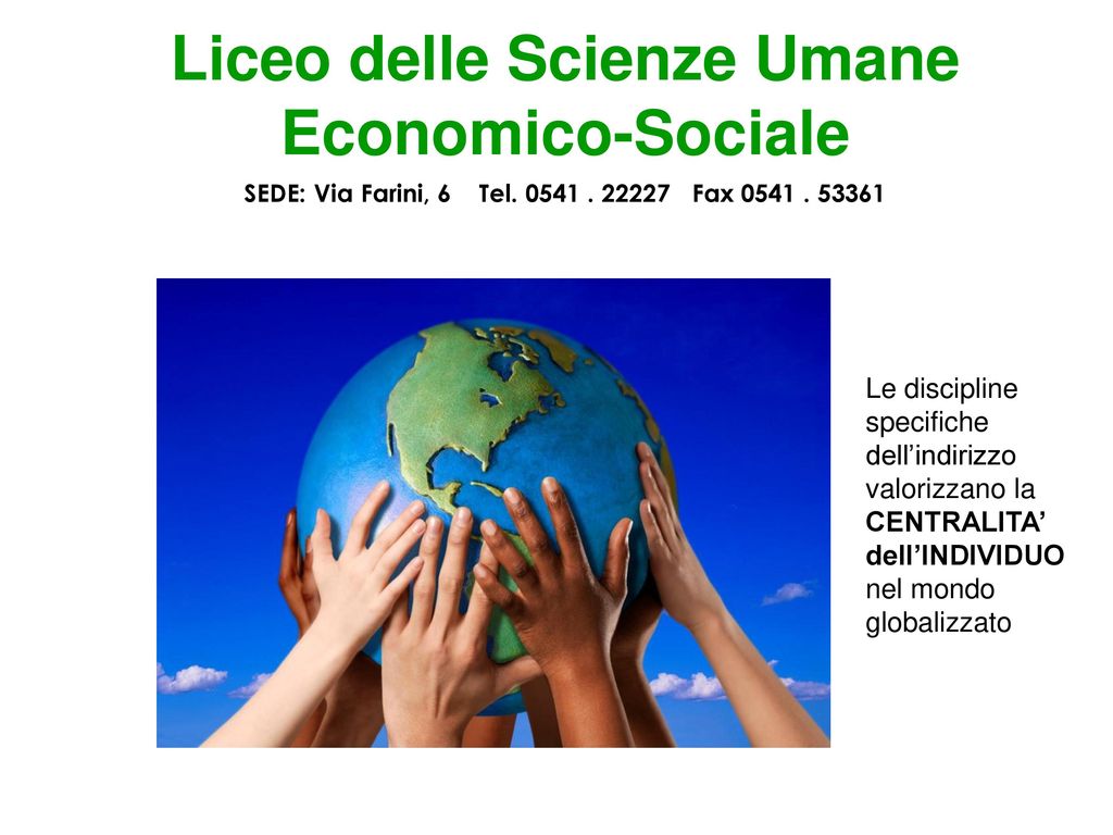 Liceo delle Scienze Umane Economico-Sociale