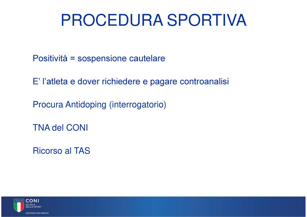 Il Doping – Cenni Sulla Normativa Penale E Sportiva - Ppt Scaricare