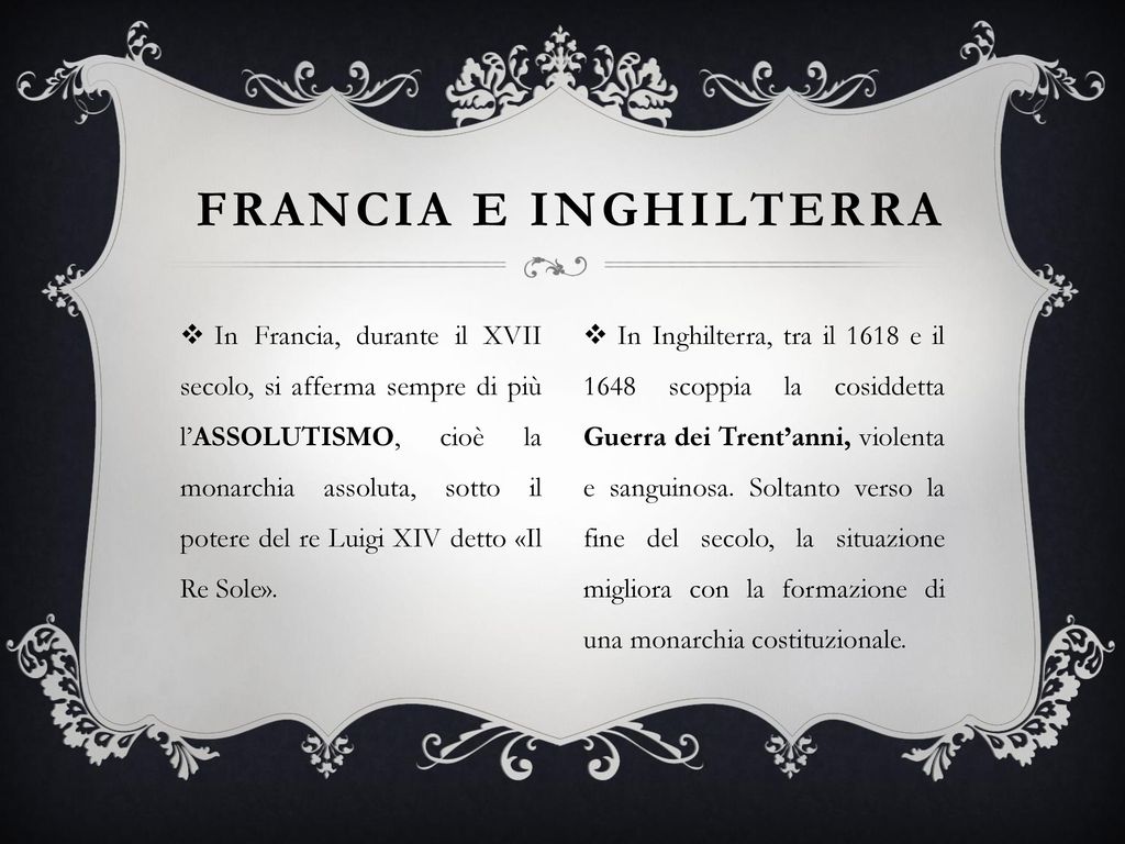 FRANCIA E INGHILTERRA