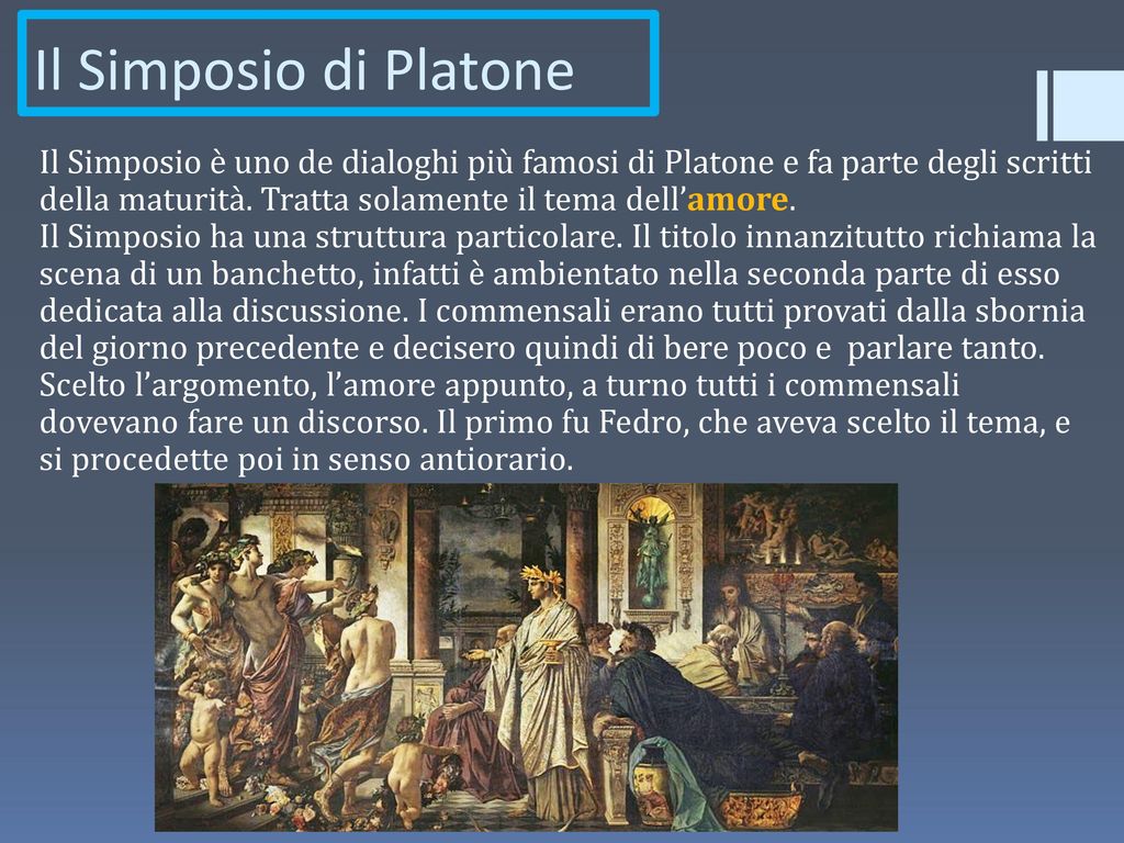 Il Simposio di Platone