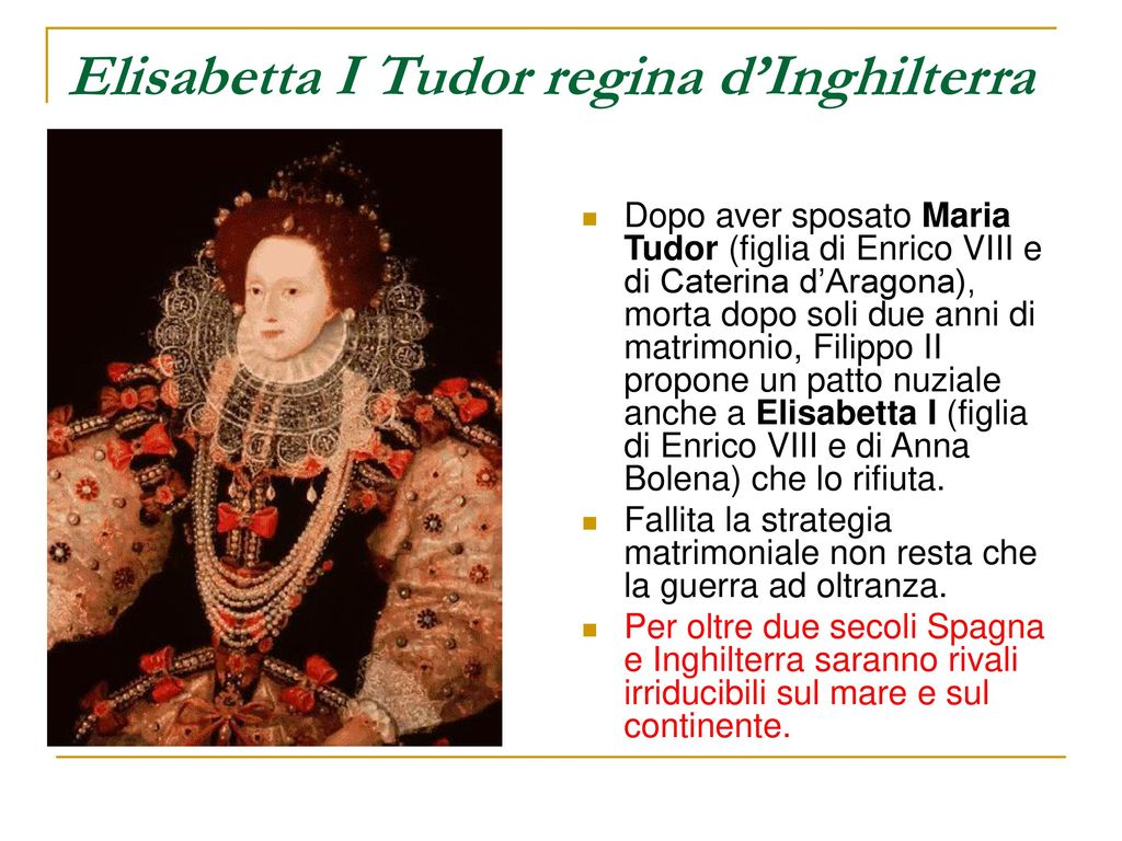 Elisabetta I Tudor regina d’Inghilterra