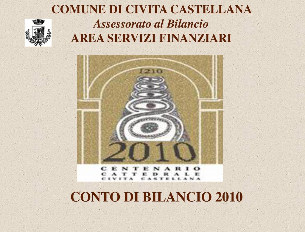 CONTO DI BILANCIO 2010 COMUNE DI CIVITA CASTELLANA
