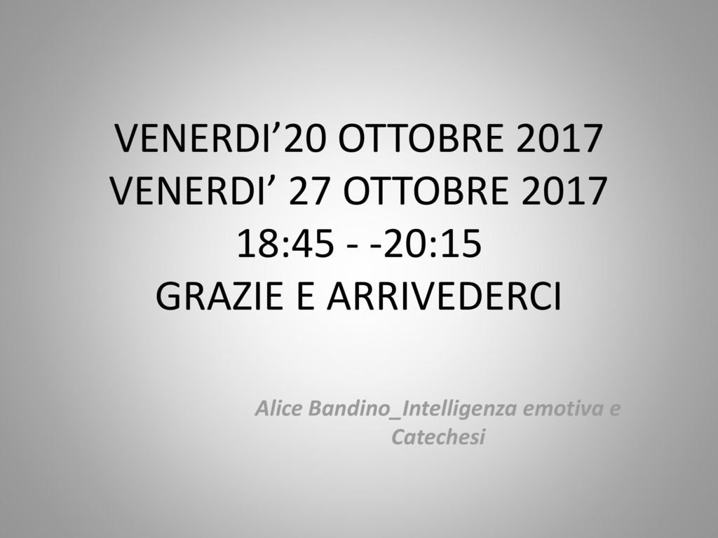 Alice Bandino_Intelligenza emotiva e Catechesi