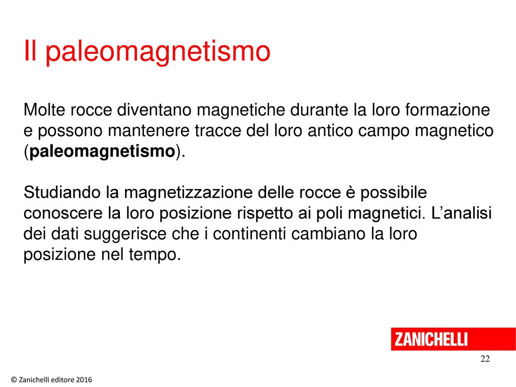 13/11/11 Il paleomagnetismo.