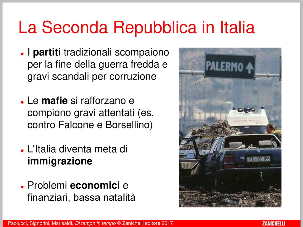 La Seconda Repubblica in Italia