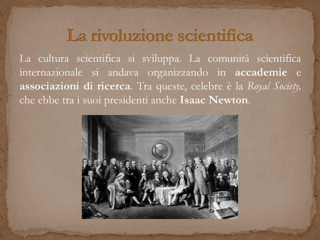La rivoluzione scientifica