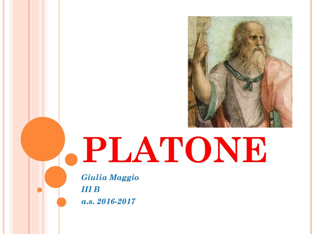 PLATONE Giulia Maggio III B a.s