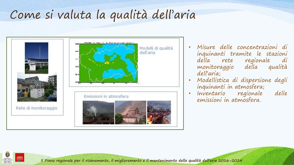 Il Piano Regionale Per Il Risanamento, Il Miglioramento E Il ...