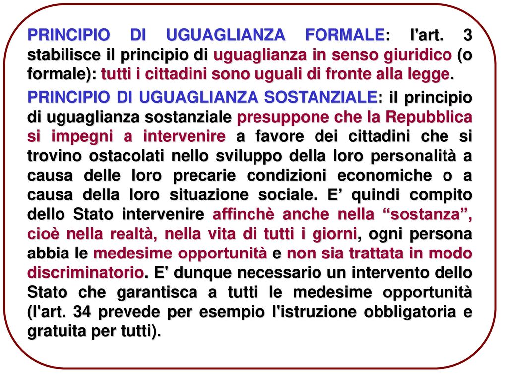 LA COSTITUZIONE Ppt Scaricare