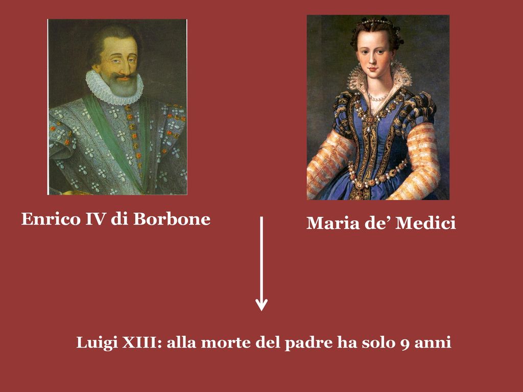 Luigi XIII: alla morte del padre ha solo 9 anni