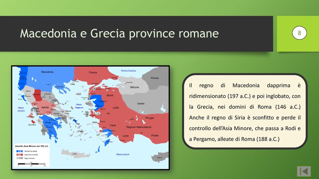 Macedonia e Grecia province romane
