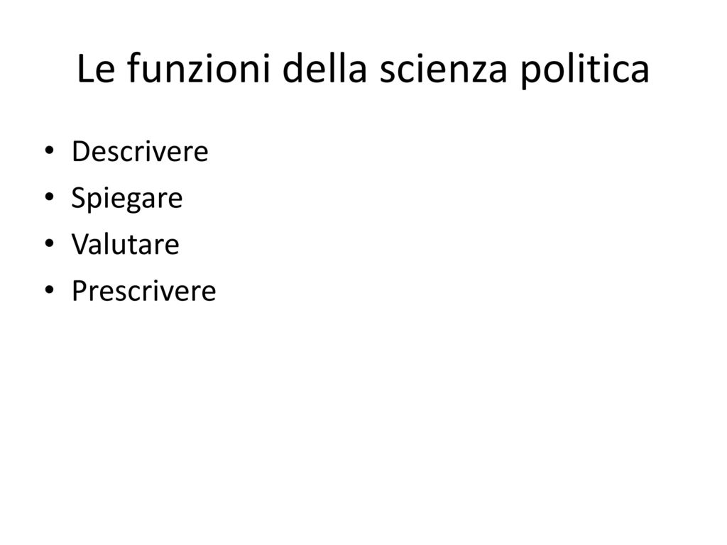 Politica Comparata Prof. Fulvio Venturino - Ppt Scaricare