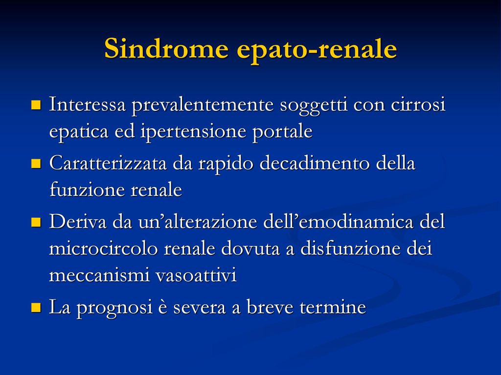 Sindrome epato-renale