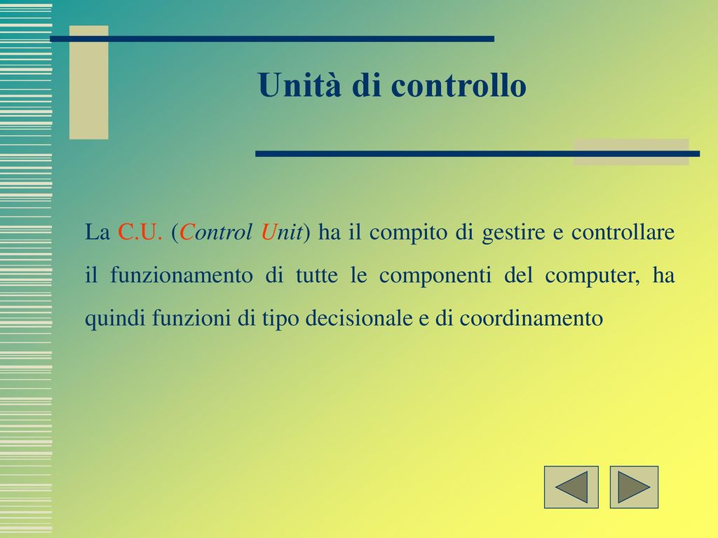 Struttura Generale Di Un Elaboratore Ppt Scaricare