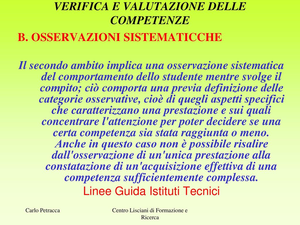 DIDATTICA PER COMPETENZE: Valutazione E Certificazione - Ppt Scaricare