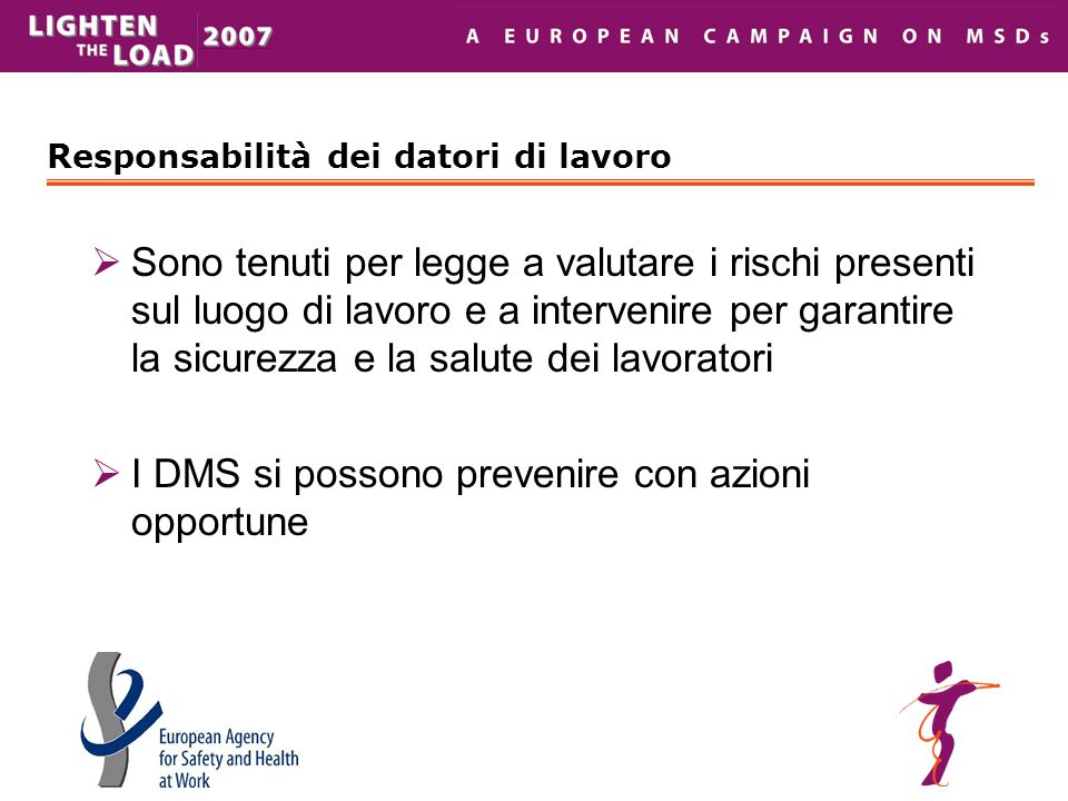 Prevenire I Disturbi Muscolo Scheletrici Legati All'attività Lavorativa ...