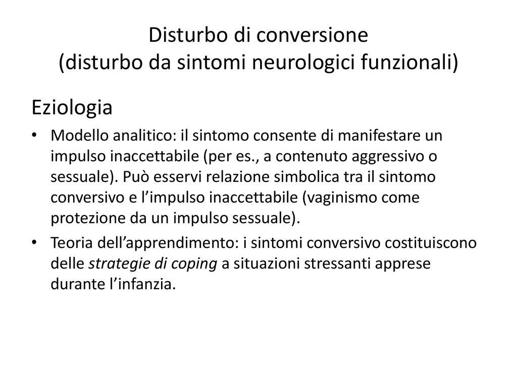 Disturbo Da Sintomi Somatici E Disturbi Correlati Ppt Scaricare