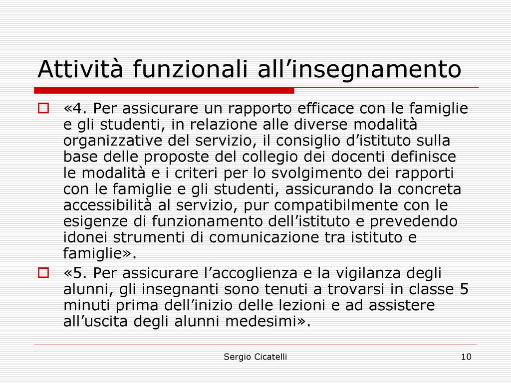 La Funzione Docente: Diritti E Doveri Degli Insegnanti - Ppt Scaricare