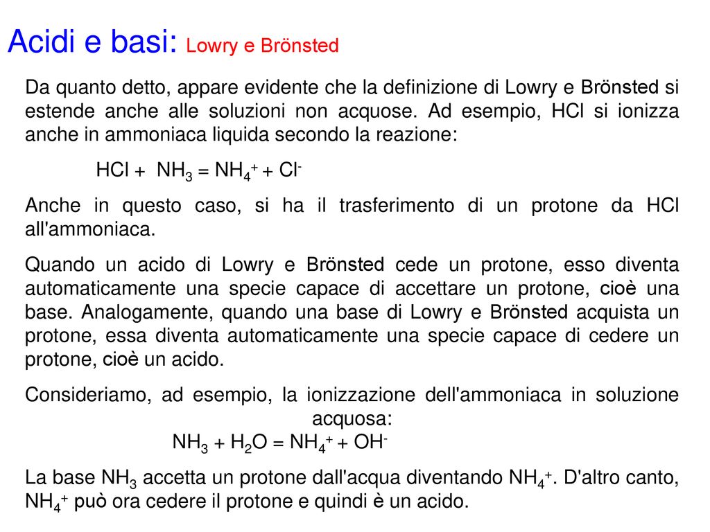 Acidi e basi: Arrhenius - ppt scaricare