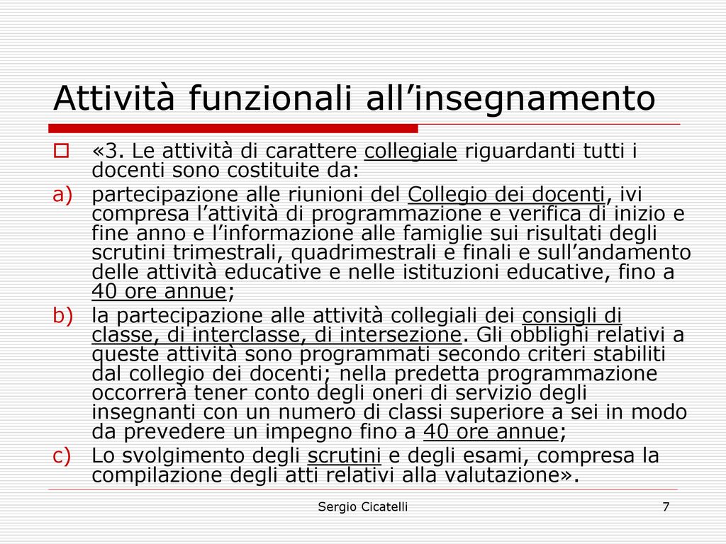 Sergio Cicatelli Corso Di Legislazione Scolastica / 8 - Ppt Scaricare